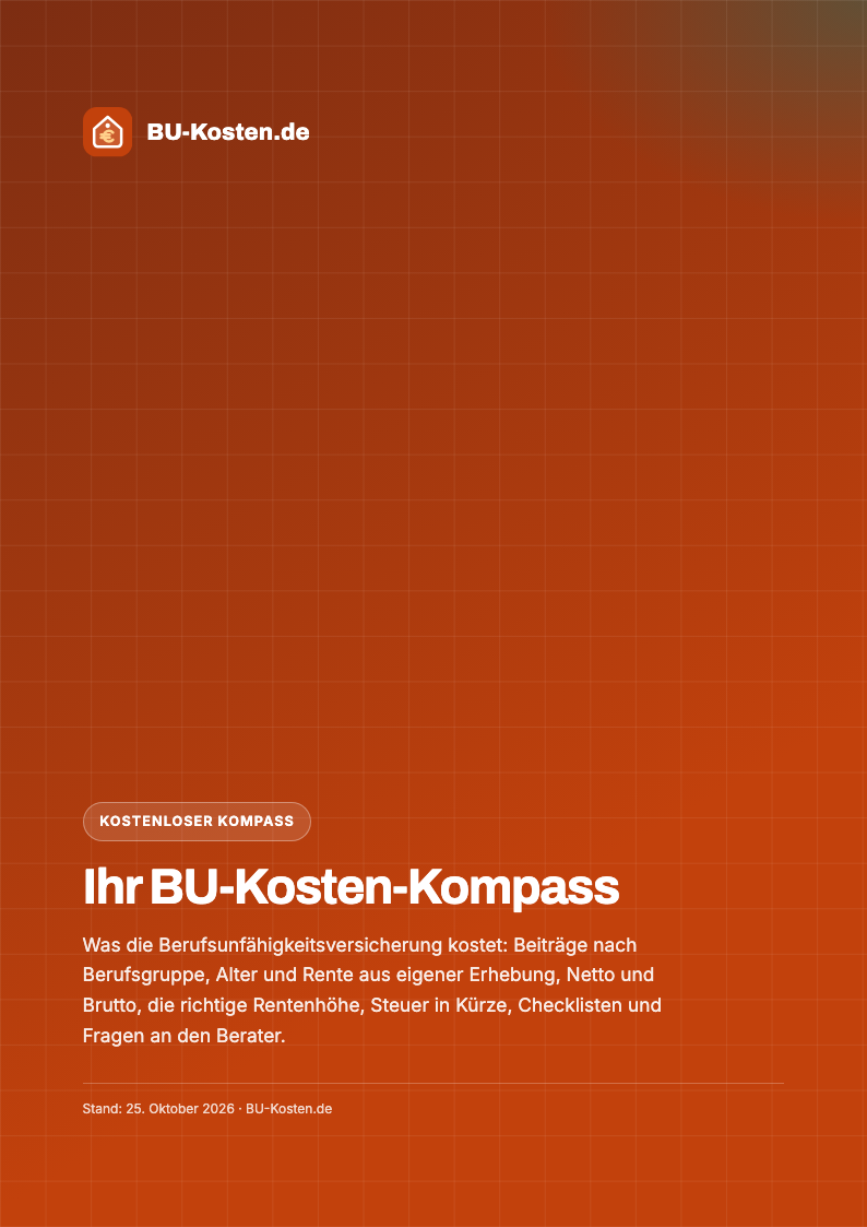 Cover des BU-Kosten-Kompasses